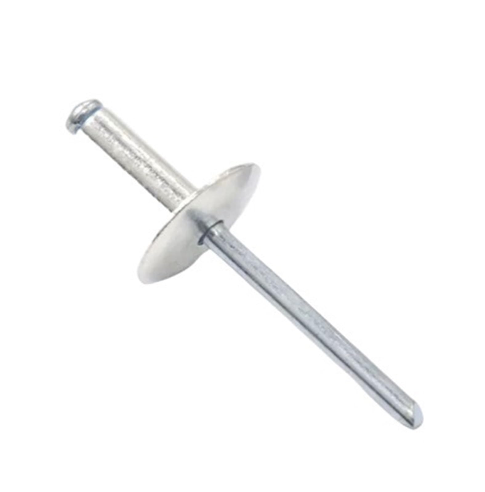 Bgnehrfl 30Pcs Blind Rivets, Aluminium Large Flange Head Blind Rivets Pull Decoration Pop Nail Aluminum Rivet
