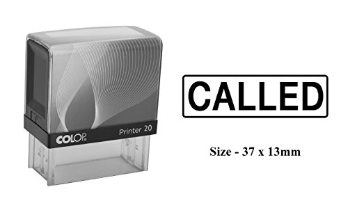 CALLED Rubber Stamp Colop Office & Commercial Self Inking Stationary Stamp