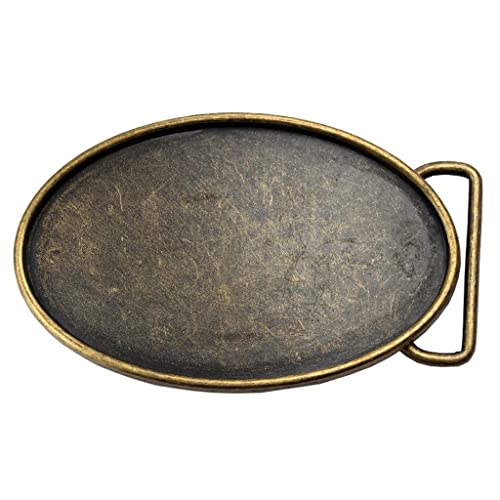 Hebillas de cinturón vaquero Elegabrillia rectangular vintage DIY casual B 6