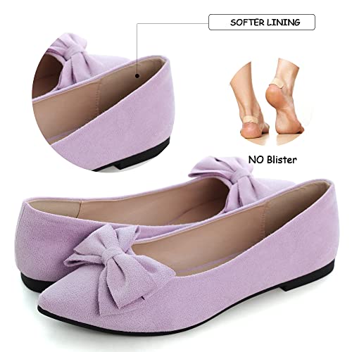 Image of Dear Time Women's Ballet Flats Dress Ballet Shoes Slip on for Office Work Comfortable Shoes