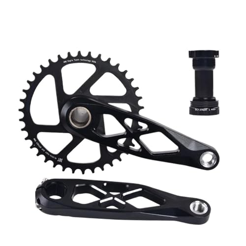 �݊���������܂�GOLDIX R-SPEC MTB ����N�����N�Z�b�g BSA 24mm 165/170/175mm �_�C���N�g�}�E���g DH AM XC �g���C�� �N�����N(Crank 38T BB,170mm)