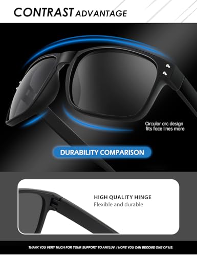 Image of ANYLUV Womens Sunglasses Polarized Sunglasses for Women, Trendy Woman Polarized Ultraviolet Protection Travel