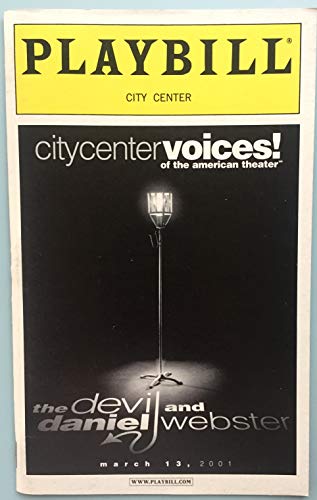 Brand New Playbill from The Devil and Daniel Webster starring, Eric Bogosian James Naughton Harris Yulin William Duell Brand New Playbill from The Devil and Daniel Webster starring, Eric Bogosian James Naughton Harris Yulin William Duell
