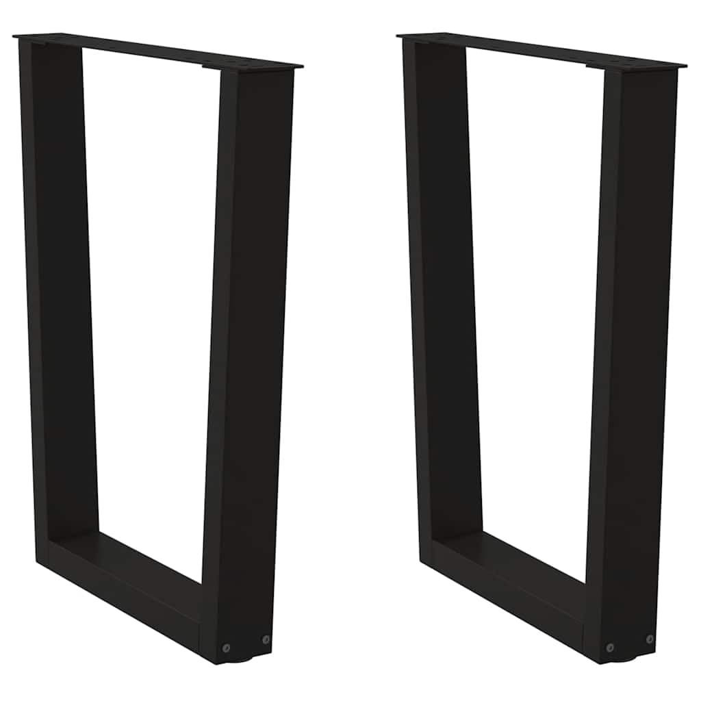 Pieds de table à manger en acier pour créer un bureau industriel ou meuble de salon