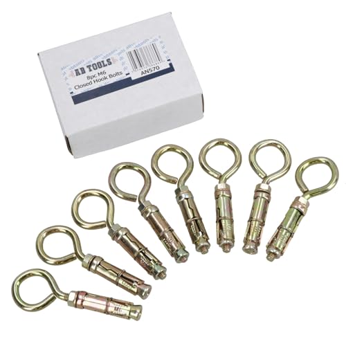 Boulons d'ancrage 6 mm lot de 40 pièces pour fixation béton - 6