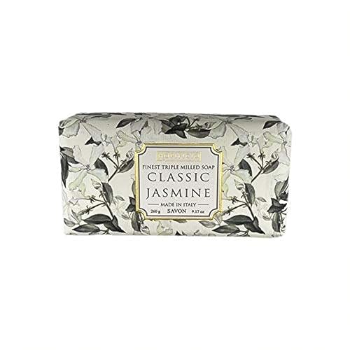 Hopificio Classic Jasmine Finest Milled All-Natural Bar Soap, Moisturizing & Brightening. Suitable for Hand, Face & Body 9.17 Oz