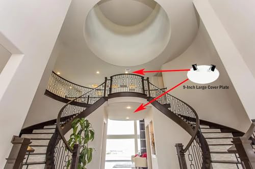 Plaque de plafond pour masquer les canettes de spots inutilisées chez soi - 4