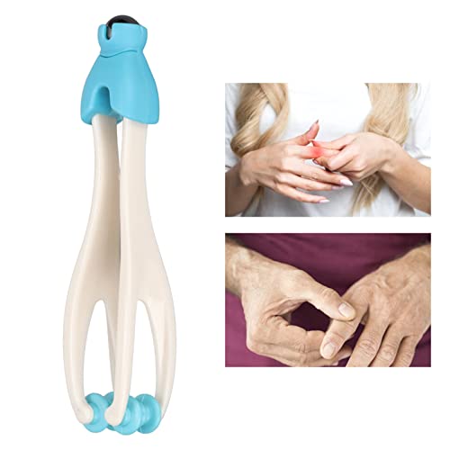 Hand Massage Roller, Sturdy Abs Reduce Fatigue Curved Shape Finger Massage Roller For Finger Relaxing(Blue) #TOP4