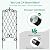Amagabeli 2 Pack Garden Trellis for Climbing Plants 60" x 18" Rustproof Black Iron Potted Vines Vegetables Vining Flowers Patio Metal Wire