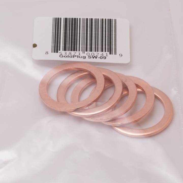 Image of GoldPlug SW-09 | Made in USA | Copper Crush Washer | 3 /4 inch - 5-Pack |