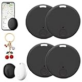 Safesync GPS Tracker, GPS Anti-Lost Tracker, GPS Tracking Device, Positioning Anti-Lost Device, Anti-Lost Locator, Positioning Bluetooth Anti-Lost Artifact for The Elderly (Black*4)