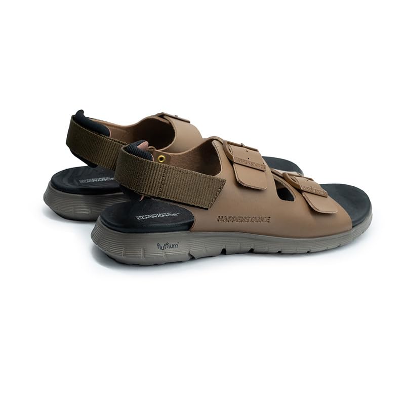 Image of HAPPENSTANCE | Hunk SliderMen's Sandal - Comfortable Casual Slip-On Sandals for Men | Lightweight Outdoor & Indoor