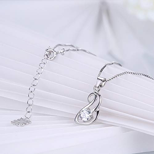 S925 Sterling Silver Wysokiej jakości antyalergiczna biżuteria Naszyjnik z cyrkoniami Naszyjnik Ladies Exquisite