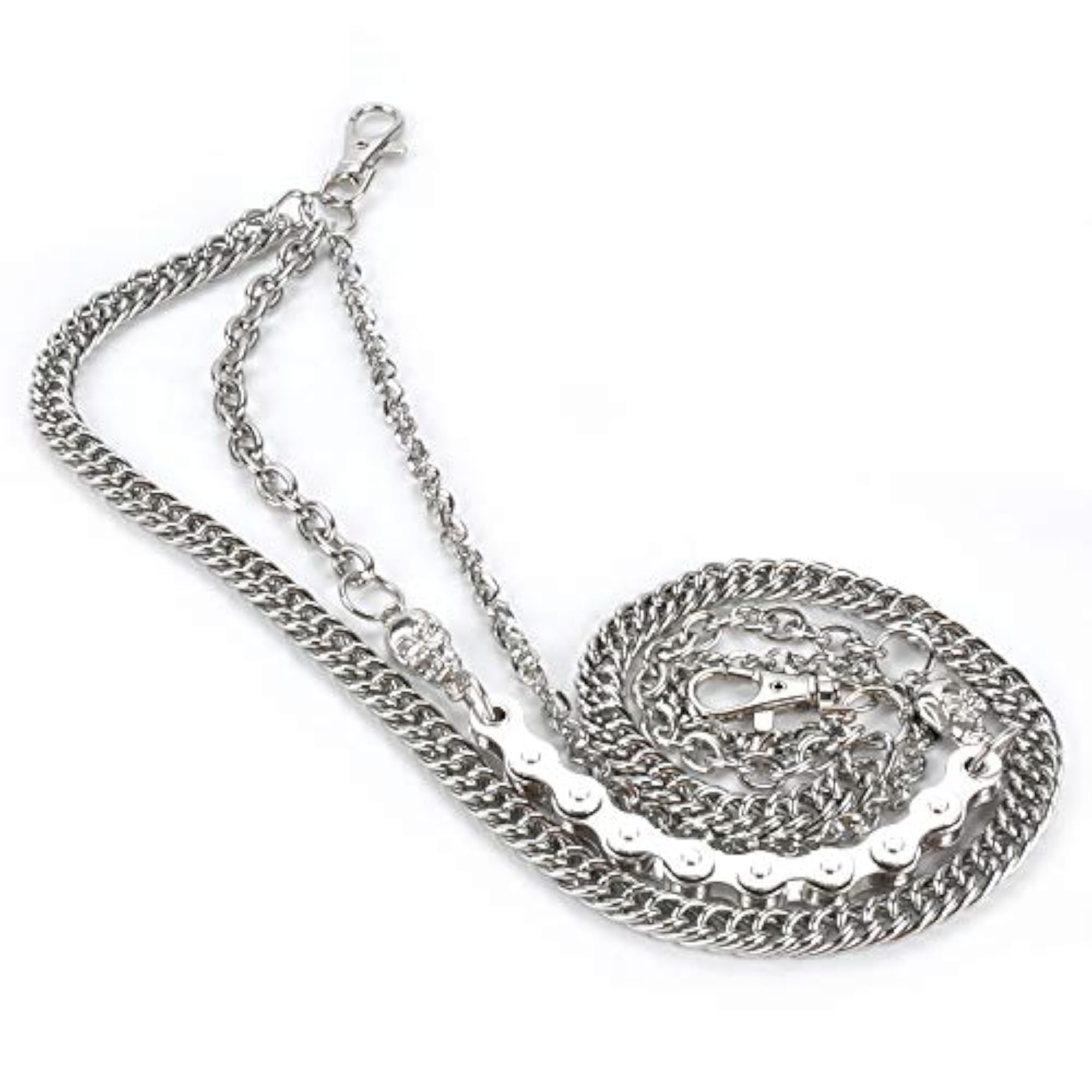 Synthetic Pants Fashion Hip Hop Gothic Wallet Chain for Men