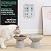 YAUYIK Dog Feeding Reminder, Puppy Feeding Schedule Chart, AM/PM Daily Indication Chart Feed/Walk Your Pets, Helps You to Track Pet Feeding & Walking (White)