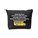 Schulbus, Fahrer, Wertschätzung, Geschenke, Schulbus, Fahrer, Kosmetiktasche, Make-up-Tasche, Reisetasche, Schulbus, Fahrer, Dankeschön-Geschenke, Geschenktüte für Schulbusfahrer, Schwarz,