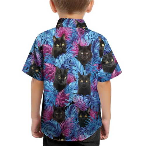 Boys Girls Funny 80s 90s Rubber Duck Hawaii Shirt Retro Duck Summer Short Sleeve Button Down Shirt Kids Hawaiian Shirt 3 6