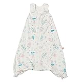 Saco de dormir para todo el año - hecho de algodón 100 % extra suave y transpirable. En invierno y en los días y noches más frescos, este saco de dormir se puede usar simplemente sobre la ropa como un mono. Saco de dormir para el verano (TOG 1.0).