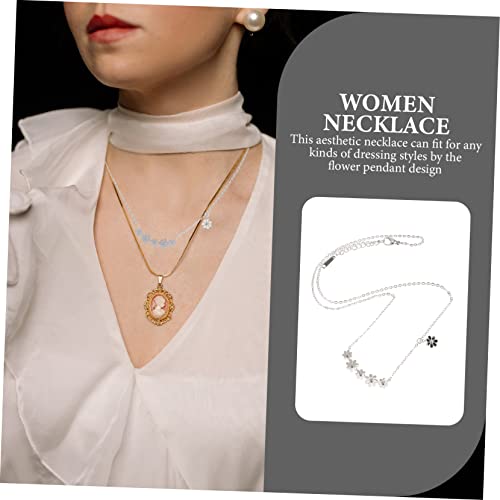 Collier Ras du Cou Argent Sterling Anti-Ternissement Alliage Or - 5
