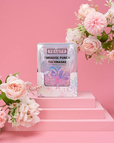 Tuchmaske Yeauty Paradise Punch mit 2 Phasen Baumwollschicht