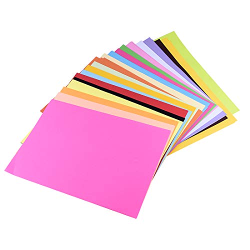 Colored Paper, Colored A4 Copy Paper, Crafting Decorating Cut-To-Size Paper 100 Sheets 20 Colors For Diy Art Craft (20 * 30Cm) #TOP7