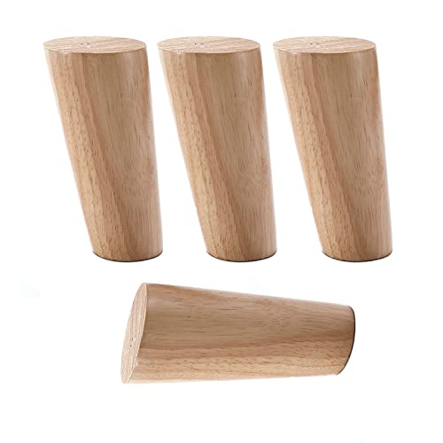 Patas de sofá de madera e inclinables de 10 cm para mantenimiento de muebles 2
