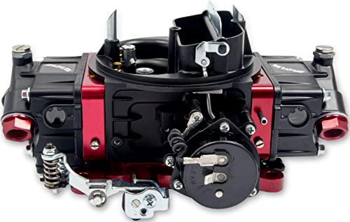 New Quick Fuel Technology Brawler Street Carburetor,Red Billet Black Finish,Mechanical Secondaries,650 Cfm,4150 Model,Compatible With Gasoline #TOP2