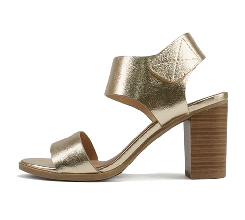 Image of Soda Wait-A ~ Women Open Round Toe Chunky Heel Ankle Strap High Heel Dress Sandals