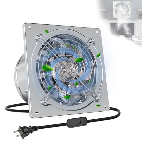 Catálogo de Extractor para Cocina , listamos los 10 mejores. 43 Ventilador de Escape de Cocina, Potent Extractor de Aire 6 Pulgadas con Interruptor, Extractor para Baño Silencioso, Extractor de Humo Cocina, para Sala de Fumadores, Baño,...