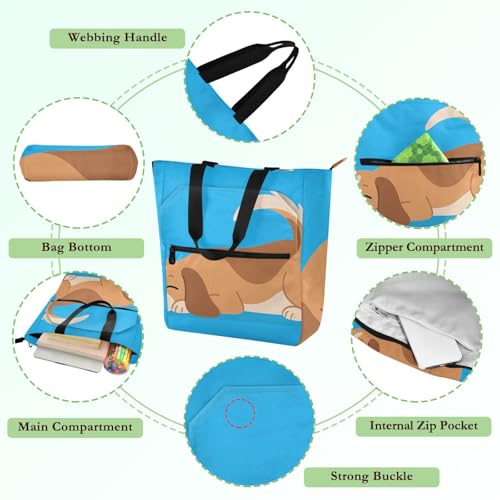 Bolsas de mano para niños, bolsa escolar de compras resistente al agua 5