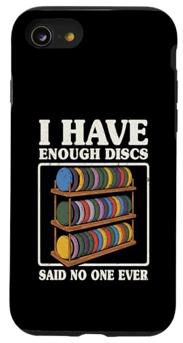 I Have Enough Discs �ʔ����f�B�X�N�S���t �X�}�z�P�[�X iPhone SE (2020) / 7 / 8 �p