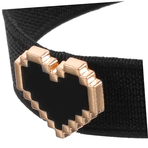 VANZACK Heart Pearl Elastic Shoe Straps for Flat Shoes Anti-loose Straps for Girls No Installation Required 7