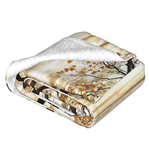 Couverture de climatisation réversible et plaid de lit doux imprimé - 4