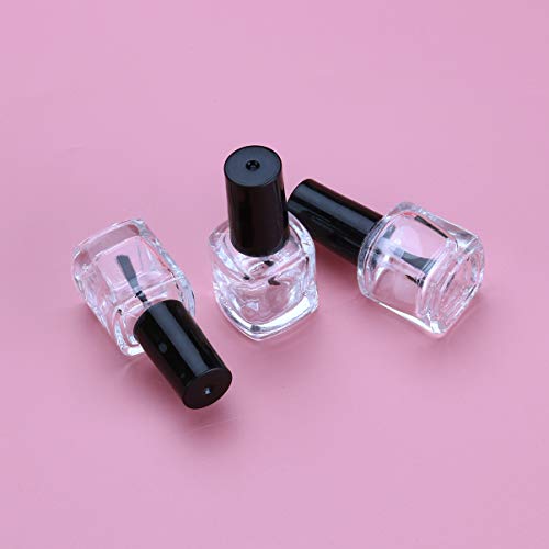 FRCOLOR 5 Stück/Packung mit Nachfüllbarem Nagellack Flasche Pinsel Leere Form mit Behältern Ml Und – Klarer Kleiner… – Bild 3