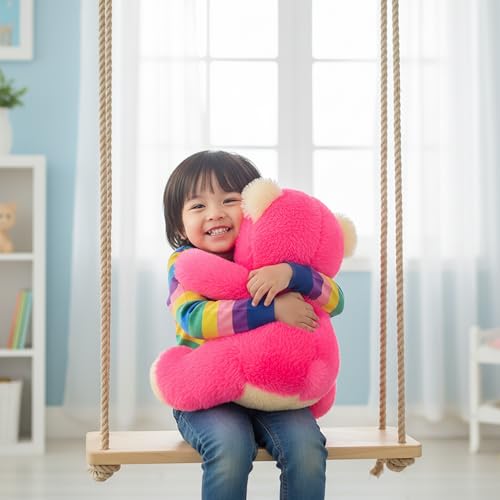 Image of Tabitha Stuffed Toys-Ultra Soft Plush Toy for Kids | Birthday Gifts for Kids and Girls | (Combo of 2 Toys 30 Cm Pink Teddy & 25 Cm Pink Teddy)