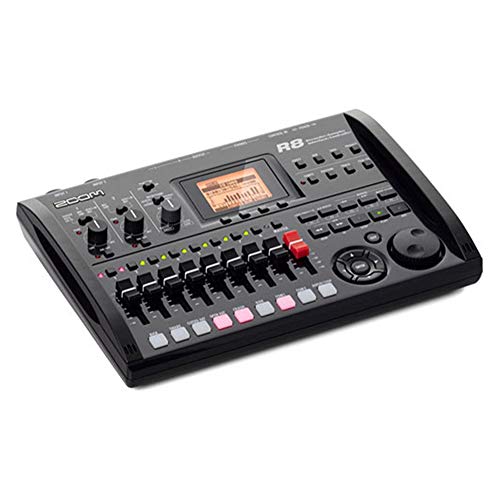 Zoom R8 Multi-Track Tabletop Recorder, Interface, Controller, 2 XLR Combo Inputs 8 Tracks, USB Audio...