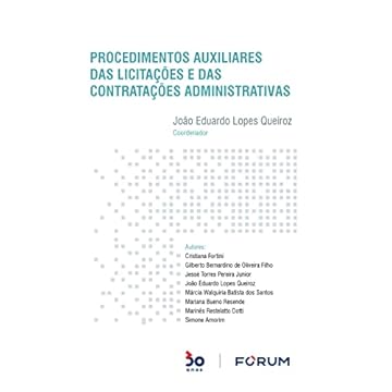 Capa do livro Procedimentos Auxiliares das Licitações e das Contratações Administrativas