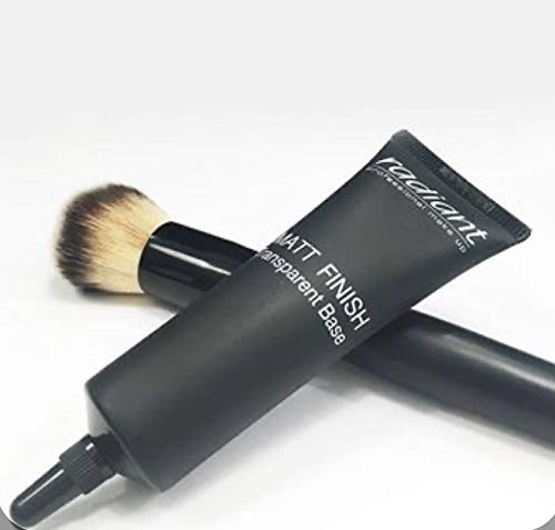 Base transparente radiante profesional con acabado mate, imprimación de maquillaje facial translúcida mate de larga duración, mejora el resultado de tu base, reduce el exceso de aceite, reduce los 3
