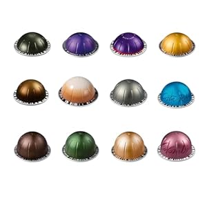 Vertuoline Vertuo Compatible Discovery Sampler Coffee, and Gran Lungo for a total of 36 Capsules Pods BULK