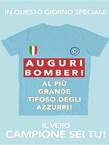 machebelcarrello Tarjeta de felicitación Equipo Azules, Color, gf179 