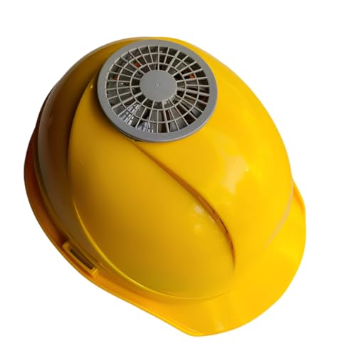 Cascos de construcción recargables: adiós al calor en la obra con ventilador