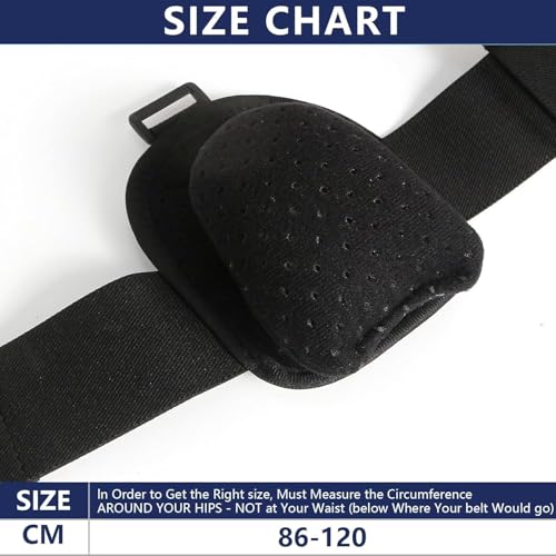 Faja para hernia inguinal ajustable para ambos lados miniatura 5