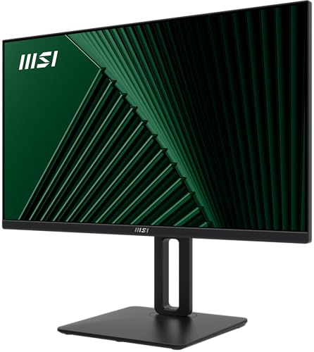 MSI PRO MP245PG 23.8 Inch Full HD Office Monitor - 1920 x 1080 IPS Panel, 100 Hz, Eye-Friendly Screen, VESA Mountable, Display Kit Support, 4-Way Adjustable - HDMI, DisplayPort, D-Sub (VGA) - Image 4