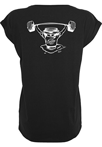 T-shirt EMOM Barbell & Coffee : haut décontracté pour vos matins sportifs et cafés entre amies