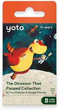 Yoto Player THE DINOSAUR THAT POOPED COLLECTION  6 Kids Audiobook Story Cards for Yoto Player Children's Speaker Cube | Toy Gift for Boys and Girls Age 0+ years.