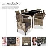 Zoom IMG-2 tectake set di mobili giardino Zoom IMG-2 tectake set di mobili giardino