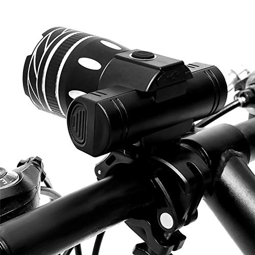 RajoNN Lumière De Vélo LED Ligne USB Feu Arrière Lumière De Vélo Réglable Batterie Rechargeable Zoomable Lampe De Phare De Vélo Avant