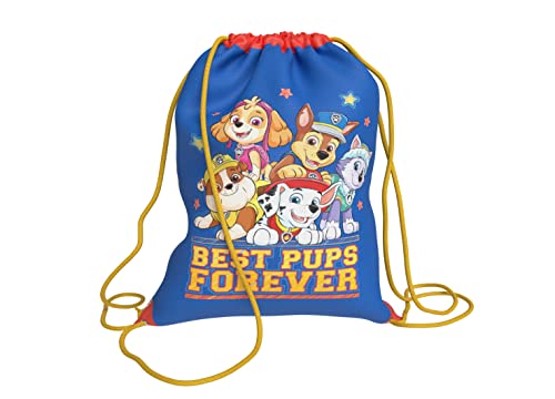 Paw Patrol CYPBRANDS Zaino maniglie regolabili, design, blu e giallo, prodotto ufficiale (CyP Brands)