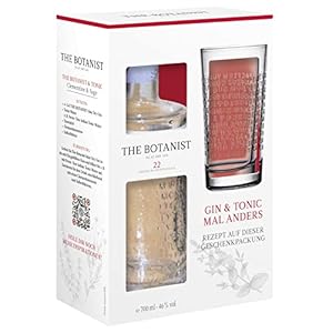 The Botanist Islay Dry Gin Geschenkbox mit Glas 46% vol. (1 x 0,7l)|Ideal als Geschenk für Gin-Fans
