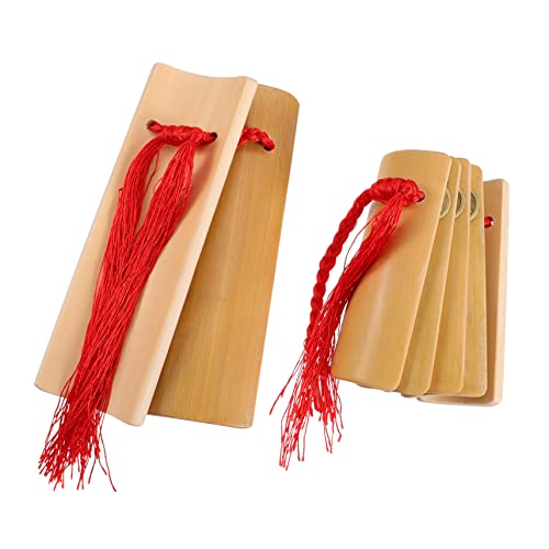 BESPORTBLE Traditional Chinese Kuaiban Instrument Allegro Castanets Vibraslap Musical Instrument Accessory